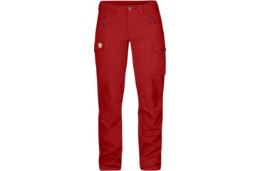 Image of Fjallraven Nikka Trousers - Women's-Red-Regular Inseam-EU 44