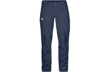Image of Fjallraven Nikka Trousers Womens, Storm, 44 Waist, Unhemmed F89236-638-44