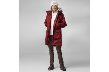 Image of Fjallraven Nuuk Lite Parka - Womens, Bordeaux Red, Extra Small, F87161-347-XS