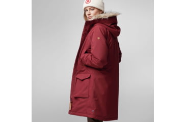 Image of Fjallraven Nuuk Lite Parka - Womens, Bordeaux Red, Extra Small, F87161-347-XS