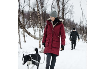 Image of Fjallraven Nuuk Lite Parka - Womens, Bordeaux Red, Extra Small, F87161-347-XS