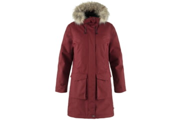 Image of Fjallraven Nuuk Lite Parka - Womens, Bordeaux Red, Extra Small, F87161-347-XS