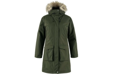 Image of Fjallraven Nuuk Lite Parka - Womens, Deep Forest, 2XS, F87161-662-XXS
