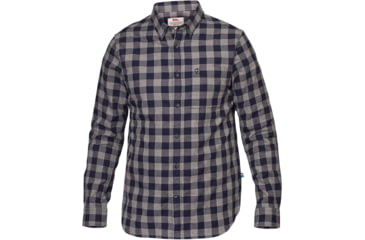 Image of Fjallraven Ovik Check Shirt Long Sleeve - Mens, Night Sky, XXL, F81883-575-XXL