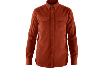 Image of Fjallraven Ovik Cord Shirt - Mens, Autumn Leaf, Medium, F82977-215-M