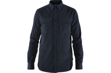 Image of Fjallraven Ovik Cord Shirt - Mens, Dark Navy, Large, F82977-555-L