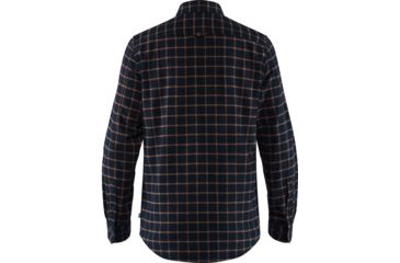 Image of Fjallraven Ovik Flannel Shirt - Mens, Dark Navy, Small, F82979-555-S