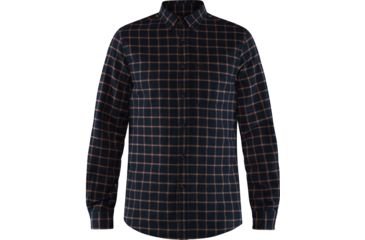 Image of Fjallraven Ovik Flannel Shirt - Mens, Dark Navy, Small, F82979-555-S