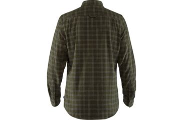 Image of Fjallraven Ovik Flannel Shirt - Mens, Deep Forest, Large, F82979-662-L