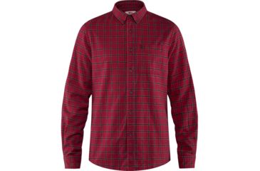 Image of Fjallraven Ovik Flannel Shirt - Mens, Deep Red, Extra Large, F82979-325-XL