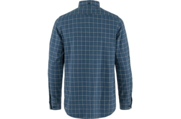 Image of Fjallraven Ovik Flannel Shirt - Mens, Indigo Blue-Flint Grey, 2XL, F82979-534-055-XXL