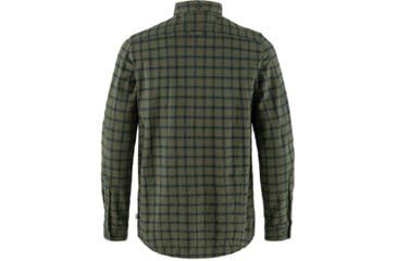 Image of Fjallraven Ovik Flannel Shirt - Mens, Laurel Green/Indigo Blue, Large, F82979-625-534-L