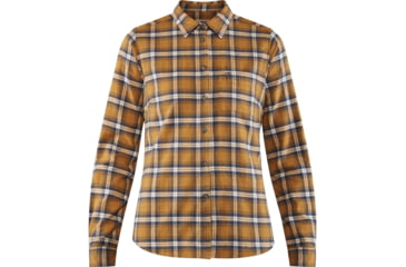 Image of Fjallraven Ovik Flannel Shirt - Womens, Acorn, Large, F89833-166-L
