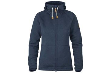 Image of Fjallraven Ovik Fleece Hoodie - Womens, Navy, Small, F89516-560-S