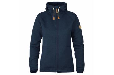 Image of Fjallraven Ovik Fleece Hoodie - Womens, Navy, XL, F89516-560-XL