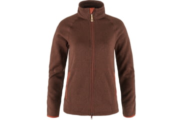 Image of Fjallraven Ovik Fleece Zip Sweater - Womens, Autumn Leaf, Small, F83520-215-S