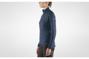 Image of Fjallraven Ovik Fleece Zip Sweater - Womens, Navy, Small, F83520-560-S