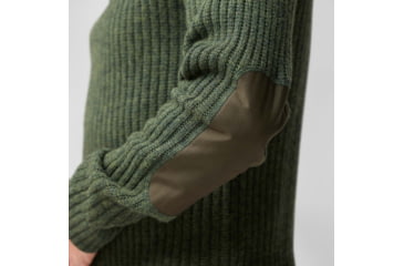 Image of Fjallraven Ovik Half Zip Knit - Mens, Deep Forest, Medium, F86672-662-M