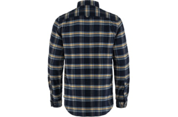Image of Fjallraven Ovik Heavy Flannel Shirt - Mens, Dark Navy-Buckwheat Brown, 2XL, F82978-555-232-XXL