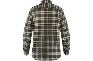 Image of Fjallraven Ovik Heavy Flannel Shirt - Mens, Deep Forest, Extra Large, F82978-662-XL