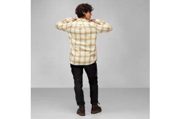 Image of Fjallraven Ovik Heavy Flannel Shirt - Womens, Chalk White/Dune Beige, 2XS, F86999-113-196-XXS