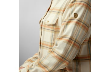 Image of Fjallraven Ovik Heavy Flannel Shirt - Womens, Chalk White/Dune Beige, 2XS, F86999-113-196-XXS