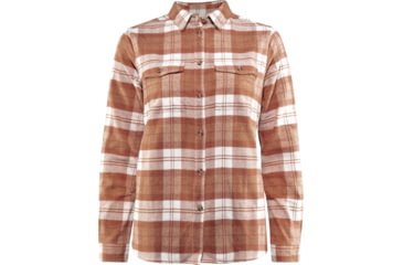 Image of Fjallraven Ovik Heavy Flannel Shirt - Womens, Terracotta Pink, Small, F89832-306-S