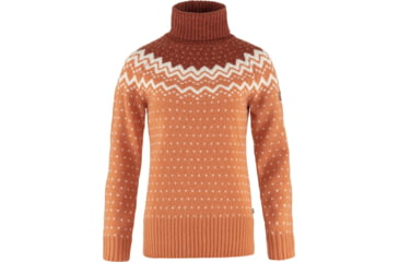 Image of Fjallraven Ovik Knit Roller Neck - Womens, Desert Brown-Autumn Leaf, Small, F84792-242-215-S