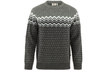 Image of Fjallraven Ovik Knit Sweater - Mens, Dark Grey-Grey, Extra Large, F81829-030-020-XL