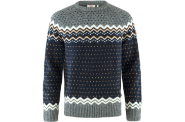 Image of Fjallraven Ovik Knit Sweater - Mens, Dark Navy, Medium, F81829-555-M