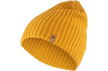Image of Fjallraven Ovik Melange Beanie, Mustard, One Size, F77261-161-OS