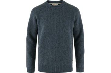 Image of Fjallraven Ovik Rib Sweater - Mens, Navy, Small, F87165-560-S