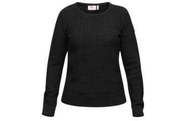 Image of Fjallraven Ovik Structure Sweater - Womens, Dark Grey, S, F89775-030-S