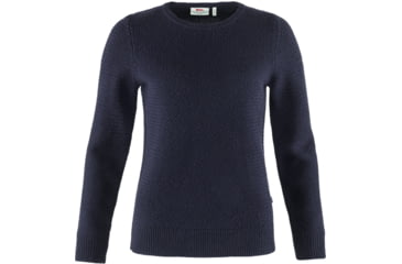 Image of Fjallraven Ovik Structure Sweater - Womens, Navy, Small, F89775-560-S