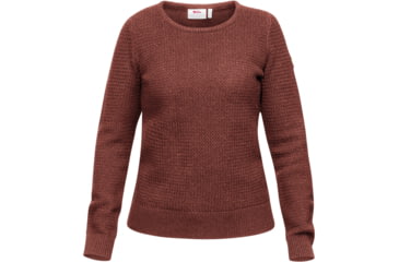 Image of Fjallraven Ovik Structure Sweater - Womens, Terracotta Pink, Extra Small, F89775-306-XS