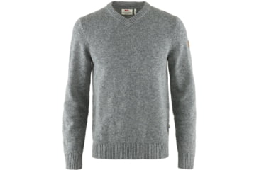 Image of Fjallraven Ovik V-Neck Sweater - Mens, Grey, 3XL, F87320-020-XXXL