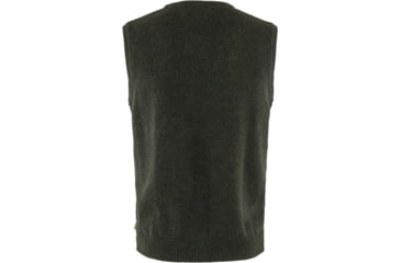 Image of Fjallraven Ovik Wool Vest - Mens, Dark Olive, Extra Small, F87324-633-XS