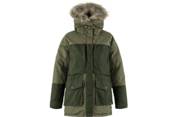 Image of Fjallraven Polar Expedition Parka - Womens, Laurel Green/Deep Forest, 2XS, F87181-625-662-XXS