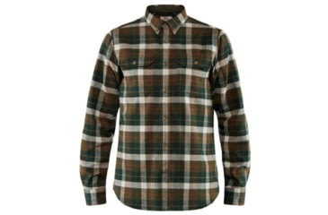 Image of Fjallraven Singi Heavy Flannel Shirt - Mens, Dark Grey, XS, F81373-030-XS