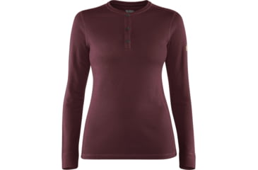 Image of Fjallraven Singi Merino Henley - Womens, Dark, Extra Large, F89310-356-XL