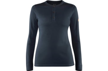 Image of Fjallraven Singi Merino Henley - Womens, Dark Navy, Medium, F89310-555-M