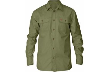 Image of Fjallraven Singi Sarek Trekking Long Sleeve Shirt Mens, Green, XXL F81838-620-XXL