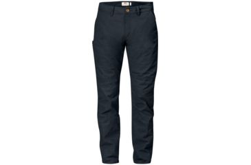 Image of Fjallraven SOrmland Tapered Trousers - Mens, Dark Navy, 33-34, F90651-555-50