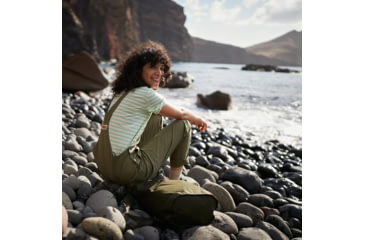 Image of Fjallraven Vardag Dungaree Trousers - Womens, Green, Medium, F87030-620-M