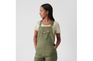 Image of Fjallraven Vardag Dungaree Trousers - Womens, Green, Medium, F87030-620-M