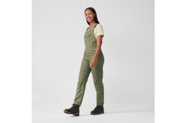 Image of Fjallraven Vardag Dungaree Trousers - Womens, Green, Medium, F87030-620-M