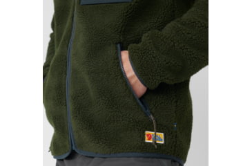 Image of Fjallraven Vardag Pile Fleece - Mens, Deep Forest, 2XL, F84158-662-XXL