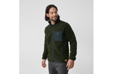 Image of Fjallraven Vardag Pile Fleece - Mens, Deep Forest, 2XL, F84158-662-XXL