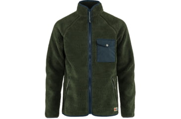 Image of Fjallraven Vardag Pile Fleece - Mens, Deep Forest, 2XL, F84158-662-XXL
