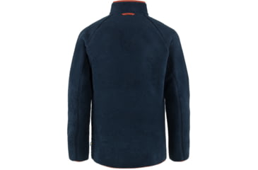 Image of Fjallraven Vardag Pile Fleece - Mens, Navy-Autumn Leaf, Extra Small, F84158-560-215-XS